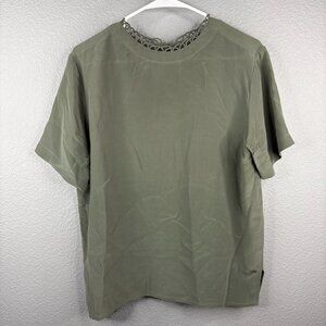STUNT Collections Sage Green Silk Shirt